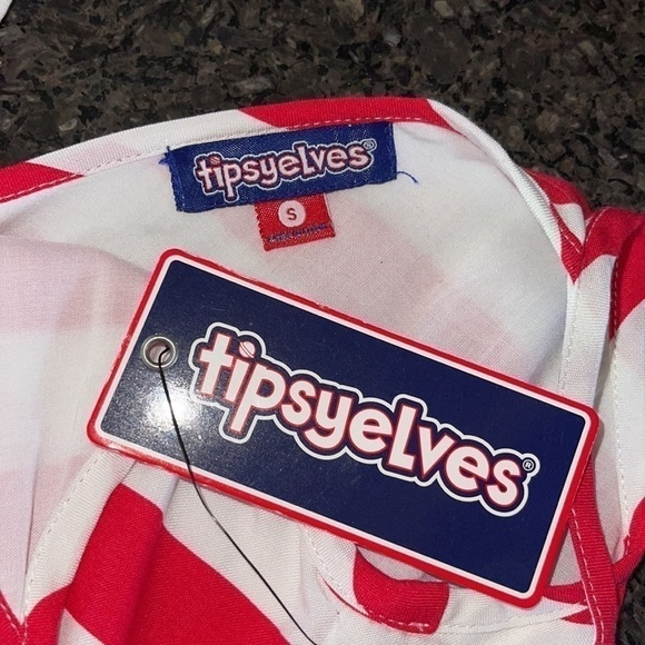 NWT Tipsy Elves American Flag Romper - Picture 7 of 10